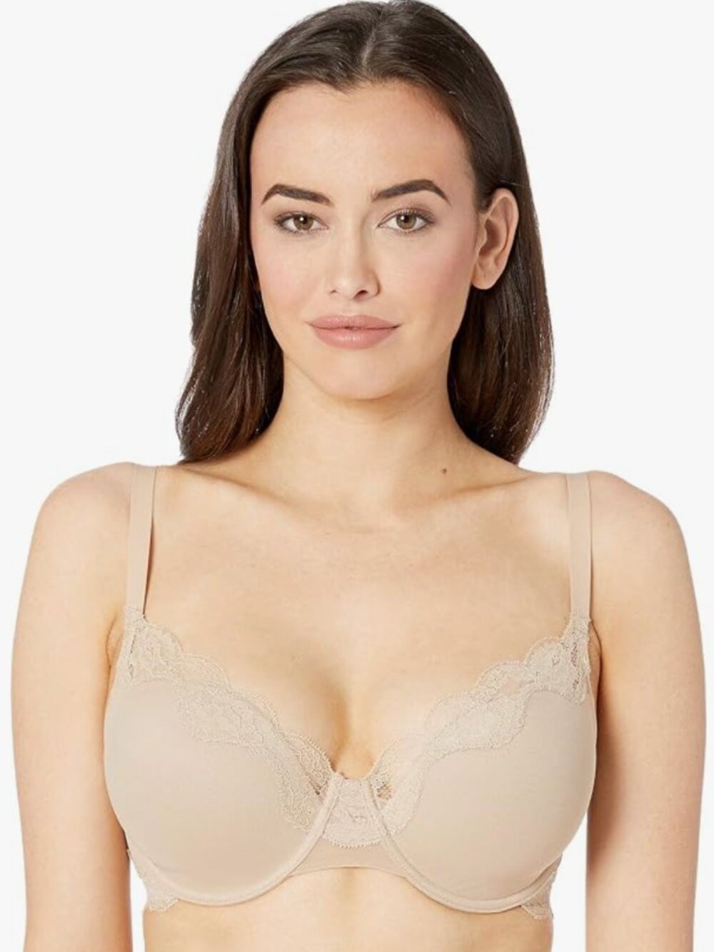 Natori 741199 Women's Elusive Full Fit Contour Underwire Bra Sz 34H Beige
